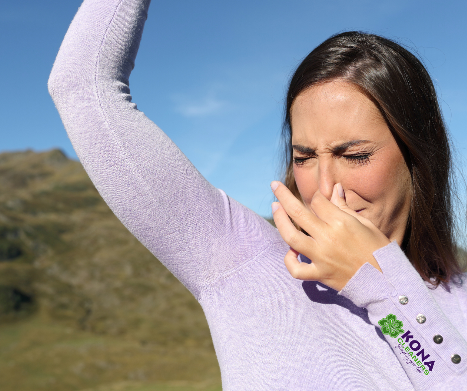 underarm odor in clothes